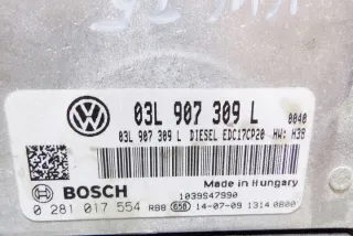 03L907309L Блок управления двигателем Volkswagen Transporter T5 Арт e12591127, вид 3