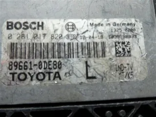 89661-0DE80 0281017820 Блок управления двигателем Toyota Yaris 3 Арт e12590770, вид 2