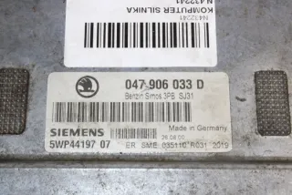 047906033D Блок управления двигателем Skoda Fabia 1 Арт e12590650, вид 7