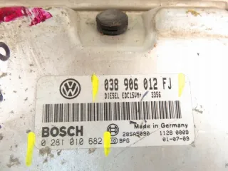 038906012FJ 0281010682 Блок управления двигателем Seat Leon 1 Арт e12590605, вид 8