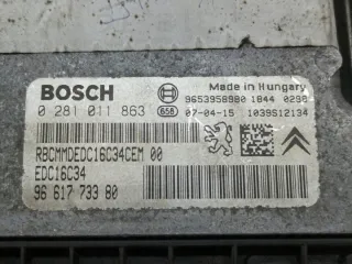 0281011863 9661773380 Блок управления двигателем Peugeot 108 Арт e12590068, вид 2
