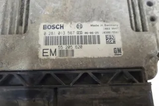 0281013567 Блок управления двигателем Opel Zafira B Арт e12590022, вид 4