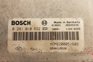 0281010632 Блок управления двигателем Opel Vivaro A Арт e12590001, вид 3