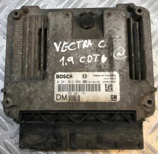 55201791 Блок управления двигателем Opel Vectra C  Арт e12589917, вид 1
