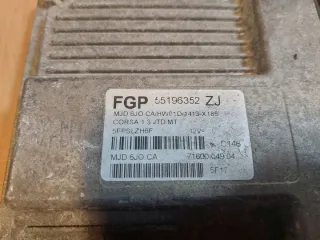 55196352 Блок управления двигателем Opel Corsa C Арт e12589826, вид 2