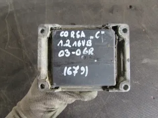 261208253 1039S10736 03-06r261208253 Блок управления двигателем Opel Corsa C Арт e12589815, вид 3