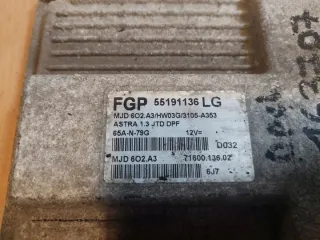 55191136 Блок управления двигателем Opel Astra H Арт e12589699, вид 2
