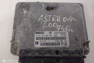 0281010267 Блок управления двигателем Opel Astra H Арт e12589658, вид 1
