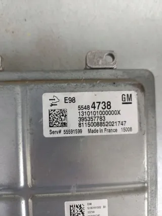 55484738 Блок управления двигателем Opel Astra J Арт e12589553, вид 3