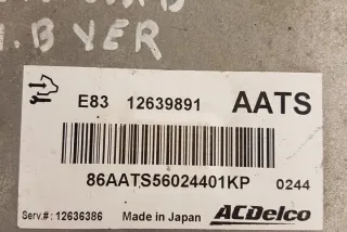 12639891 Блок управления двигателем Opel Astra J Арт e12589542, вид 2