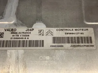 9664127180 LORK-486-16330 Блок управления двигателем Citroen C3 1 Арт e12588156, вид 4