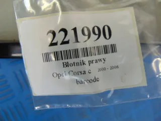  Крыло переднее правое Opel Corsa C Арт e12587250, вид 8