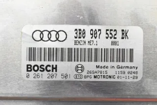3B0907552BK 0261207501 Блок управления двигателем Audi A6 C5 (S6,RS6) Арт e12586547, вид 7