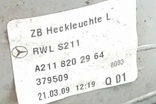 W211 A2118202964 Фонарь задний левый Mercedes E W211 Арт e12581440, вид 4