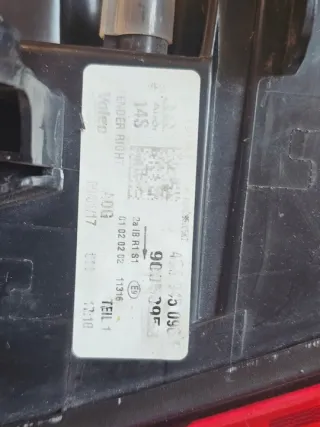 4G9945096E 90053960 Фонарь задний правый Audi A6 C7 (S6,RS6) Арт e12575833, вид 5