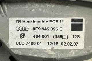 748001 Фонарь задний левый Audi A4 B7 Арт e12575553, вид 1