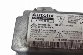 9665558180 Блок AirBag Citroen C5 2 Арт e12558115, вид 2