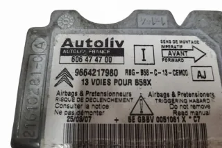 9664217980 Блок AirBag Citroen C4 2 Арт e12558025, вид 4