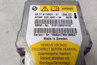 9118931 Блок AirBag BMW 5 E60/E61 Арт e12557928, вид 4