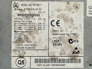 A1699002400 Блок навигации Mercedes B W245 Арт e12552634, вид 5