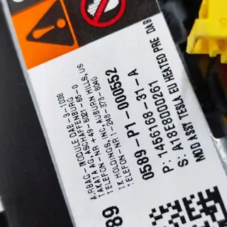 145616831A Подушка безопасности Tesla model X Арт e12545994, вид 7