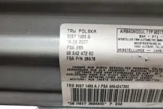 30371433A Подушка безопасности Citroen C4 2 Арт e12540193, вид 3