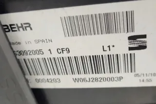 6Q2820614E Отопитель в сборе (печка) Seat Ibiza 4 Арт e12539282, вид 6
