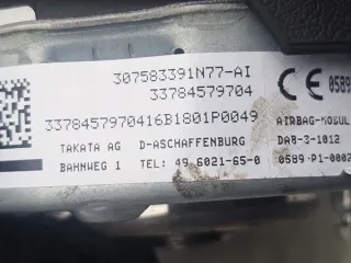 33784579704 307583391N77 Подушка безопасности BMW 1 F20/F21 Арт e12537620, вид 3