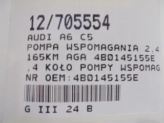 4B0145155E Насос гидроусилителя руля Audi A6 C5 (S6,RS6) Арт e12533229, вид 8