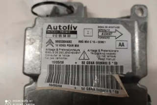 9665396680 Блок AirBag Citroen C4 1 Арт e12524585, вид 1