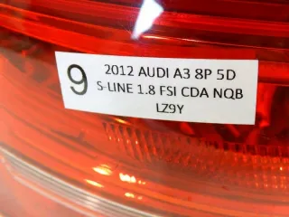 8P4945095E 17635785772 Фонарь задний левый Audi A3 8P Арт e12517625, вид 6