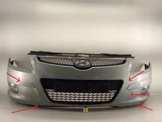  Бампер передний Hyundai i30 FD Арт e12512690, вид 1