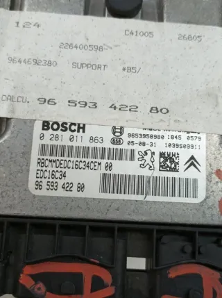 0281011863 2004-2010 Блок управления двигателем Citroen C4 1 Арт e12512031, вид 4