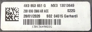 2018-2023 4K0853651G Решетка радиатора Audi A6 Allroad C8 Арт e12510254, вид 7