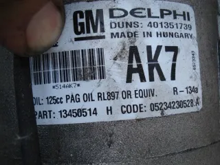 13450514 A20DTH 6573022 Компрессор кондиционера Opel Astra J Арт e12509445, вид 2
