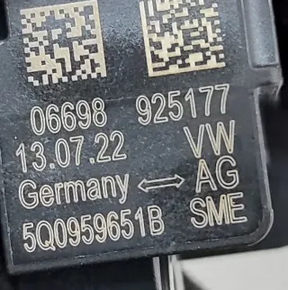 5Q0959651B Датчик удара Volkswagen T-Roc Арт e12508228, вид 7
