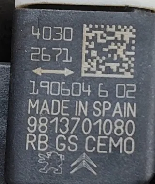 9813701080 Датчик удара Citroen DS7 Crossback Арт e12507323, вид 7