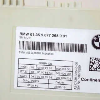 9877268 Блок комфорта BMW 7 G11/G12 Арт e12506303, вид 7
