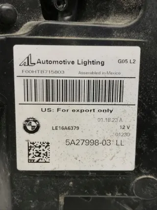 5A27998 Фара правая BMW X6 G06 Арт e12500125, вид 10