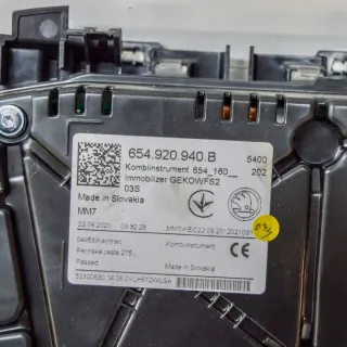 654920940B Щиток приборов (приборная панель) Skoda Kamiq Арт e12498343, вид 3