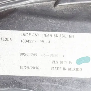 103433500A Фонарь задний правый Tesla model X Арт e12493482, вид 5