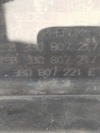 3B0807221E Бампер передний Volkswagen Passat B5 Арт e12488230, вид 15