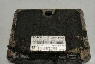 0281001674 Блок управления двигателем Opel Astra G Арт e12485422, вид 1
