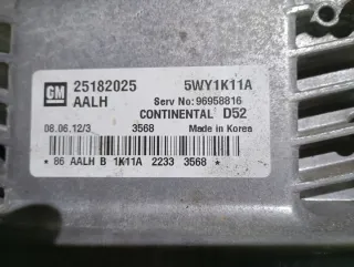 25182025 5WY1K11A Блок управления двигателем Chevrolet Spark M300 Арт e12482899, вид 2