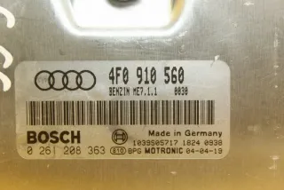 4F0910560 0261208363 Блок управления двигателем Audi A6 C6 (S6,RS6) Арт e12481548, вид 2