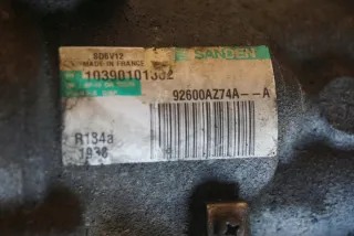 92600CJ70B 8200249345223 Компрессор кондиционера Nissan Note E11 Арт e12476494, вид 2