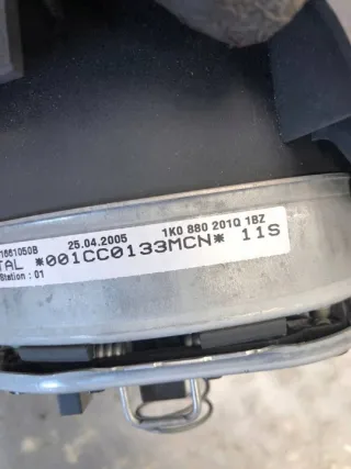 1K0880201Q Подушка безопасности Volkswagen Golf 5 Арт e12473721, вид 4