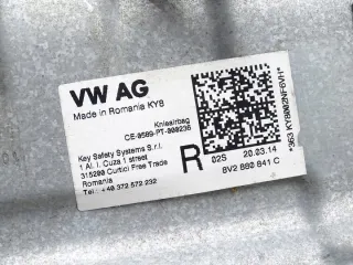 8V2880841C KM17619575261 Подушка безопасности Audi A3 8V Арт e12465608, вид 5