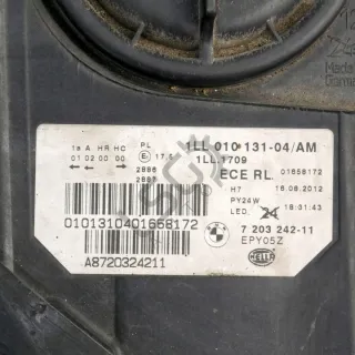 1LL010131-03 1LL010131 1LL01013103 7203241-13 7203241 720324113 19720324113 16AB32 Фара левая BMW 5 F10/F11/GT F07 Арт e12446682, вид 5