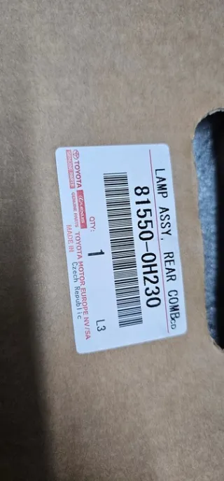 81550-0H230 Фонарь задний правый Toyota Aygo 2 Арт e12430600, вид 6